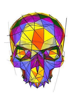 SKETCHED SKULL