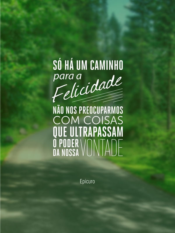 EPICURO E A FELICIDADE