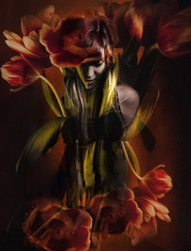 WOMAN IN FLOWER