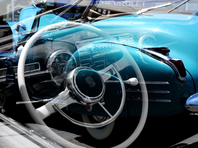 OLD CARS BLUE
