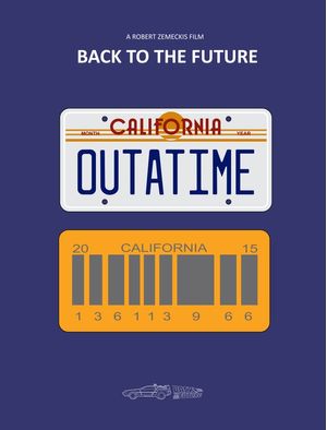 BACK TO THE FUTURE - DE VOLTA PARA O FUTURO - PLACAS