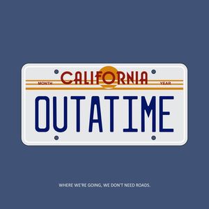 BACK TO THE FUTURE - DE VOLTA PARA O FUTURO - PLACA 2