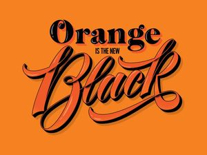 ORANGE IS THE NEW BLACK SEVENTIES TYPE