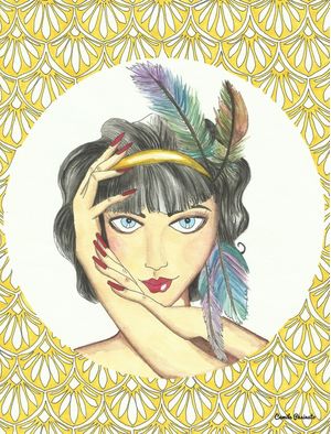 ROLF ARMSTRONG INSPIRED YELLOW