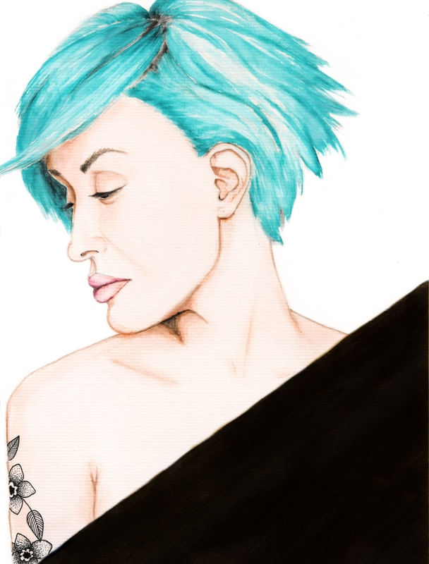 BLUE AND TATTOO