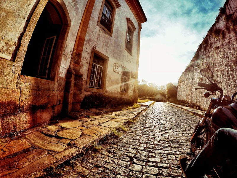 OLD CITY STREET SUNSET