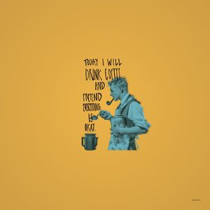 DRINK COFFEE GOLD