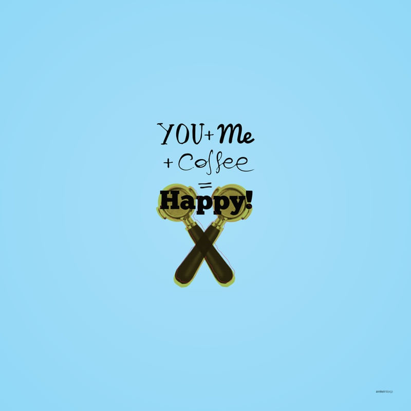 HAPPY COFFEE BLUE