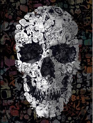 DOODLE SKULL