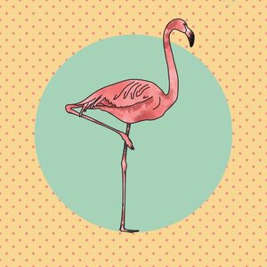 PERKY YELLOW FLAMINGO