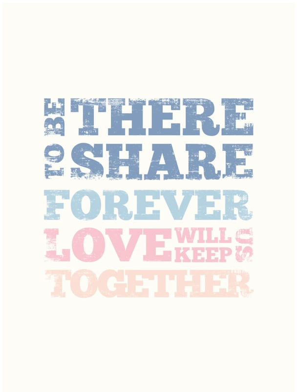 TO BE THERE, TO BE SHARE
