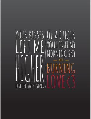 BURNING LOVE - BLACK