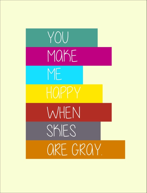 YOU MAKE ME