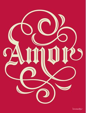LETTERING AMOR