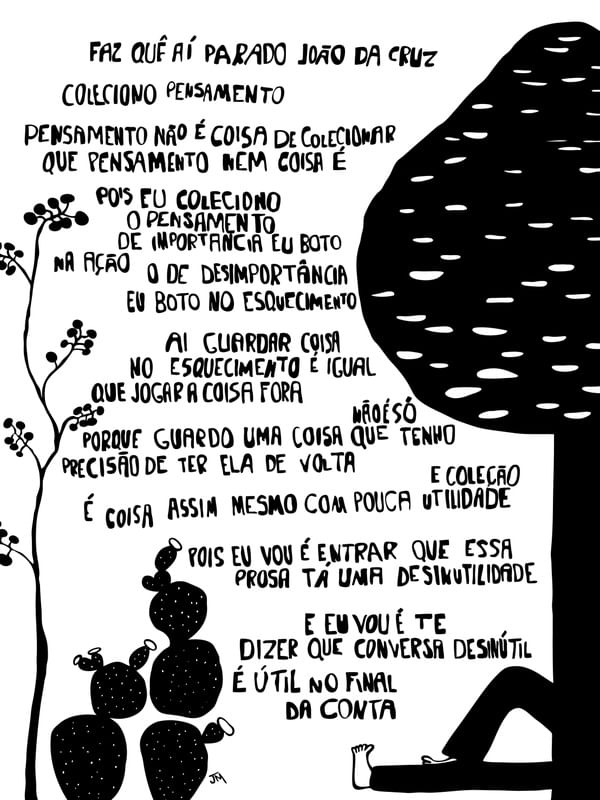 JOÃO DA CRUZ, COLECIONADOR DE PENSAMENTO