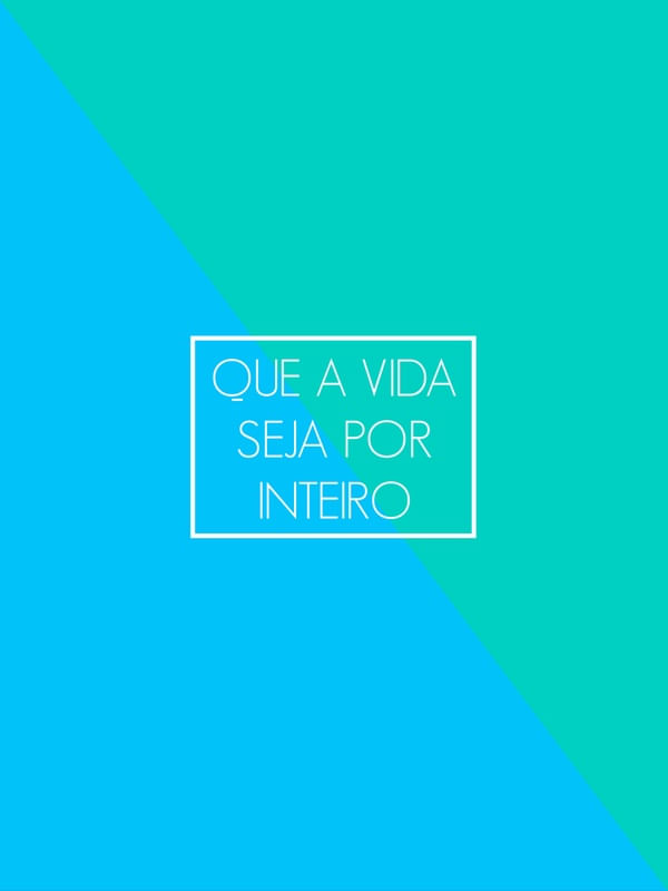VIDA POR INTEIRO