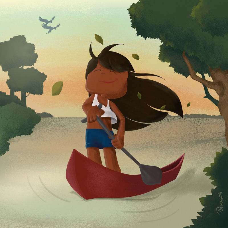 MENINA DA FLORESTA