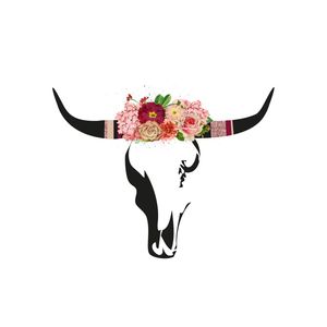 COW AND FLOWERS I