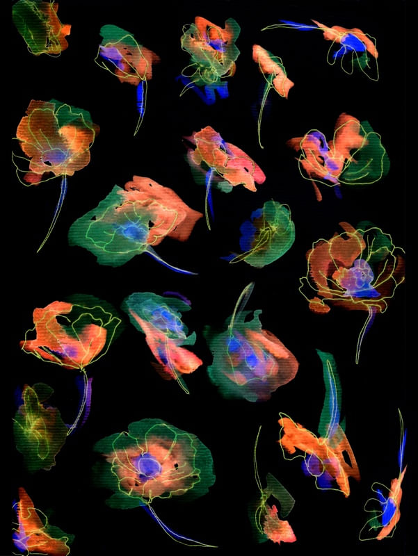 FLOWERS WATERCOLOR AQUARELA
