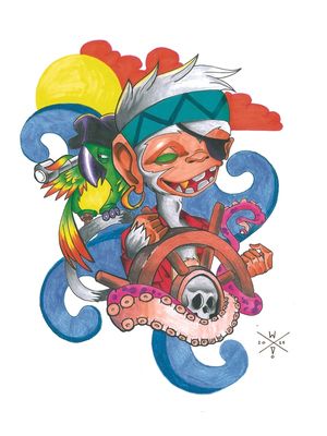 PIRATE MONKEY