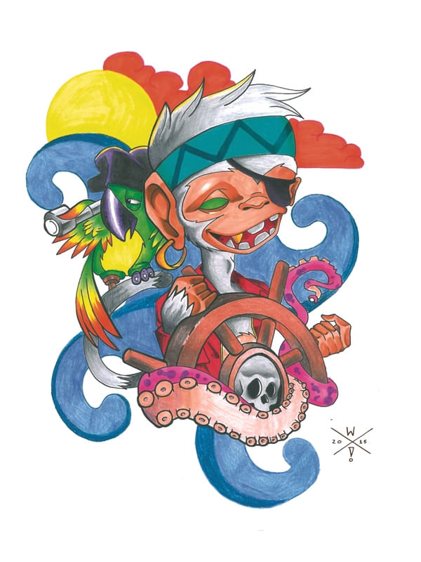 PIRATE MONKEY