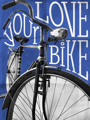 LOVE YOUR BIKE - AZUL