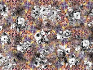 WHITE BLACK FLOWERS
