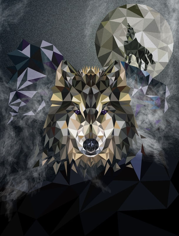 LOWPOLY WOLF