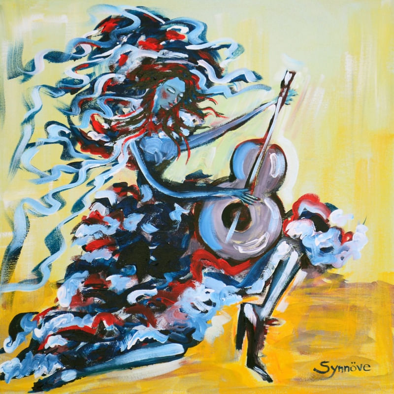 WOMAN AND GUITAR