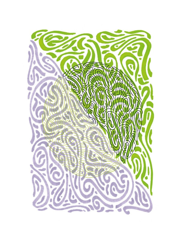 COLOR FIGHT - GREY N GREEN