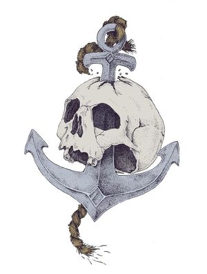 SKULL IN ARCHOR