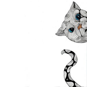 CAT IN RIPPLES