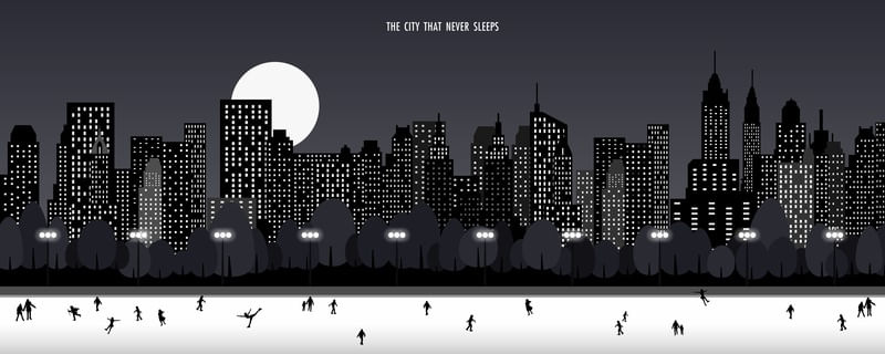 NEW YORK - CENTRAL PARK NIGHT
