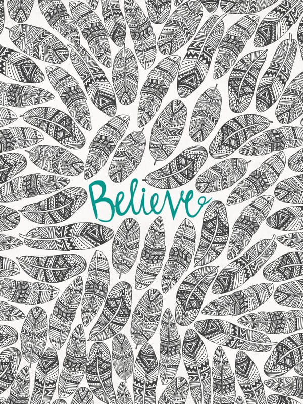BELIEVE FEATHERS