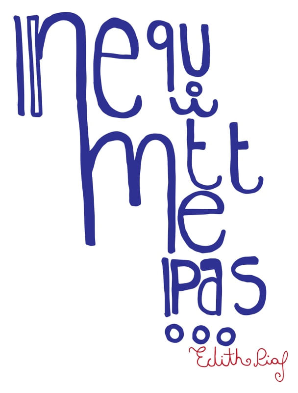 NE ME QUITTE PAS