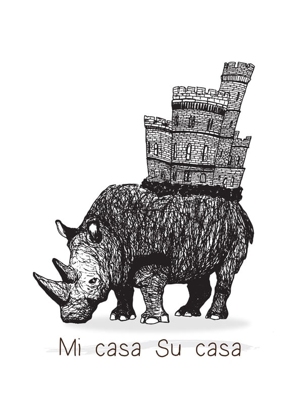 MI CASA SU CASA, RHINO!