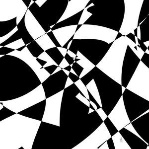 SÉRIE ABSTRATOS-CAÓTICO 1 (PRETO)