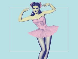 PIN UP BAILARINA