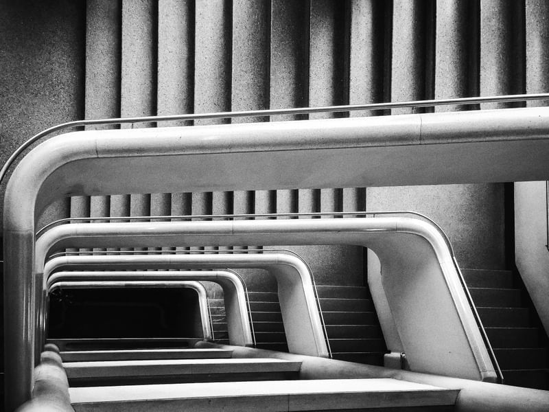 ESCADARIA SP BLACK AND WHITE