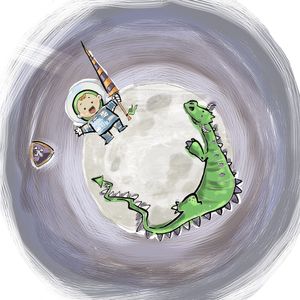 O PEQUENO ASTRONAUTA 01 - A LUA DE SÃO JORGE