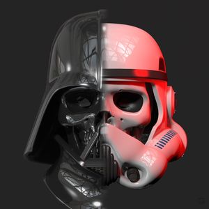 STAR WARS SKULL 01 - VADER TROOPER