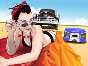 PIN UP BEACH 01