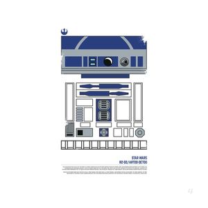 R2D2-ARTOO-DETOO QUADRO