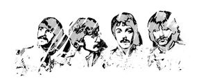BEATLES LINE ART 2