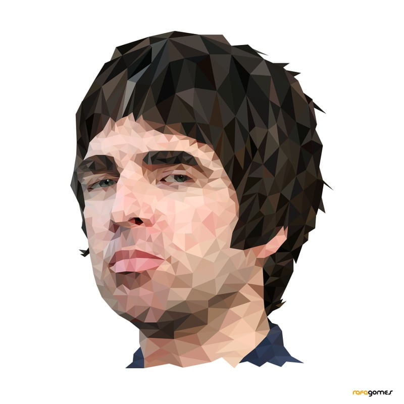 NOEL GALLAGHER LOW POLY