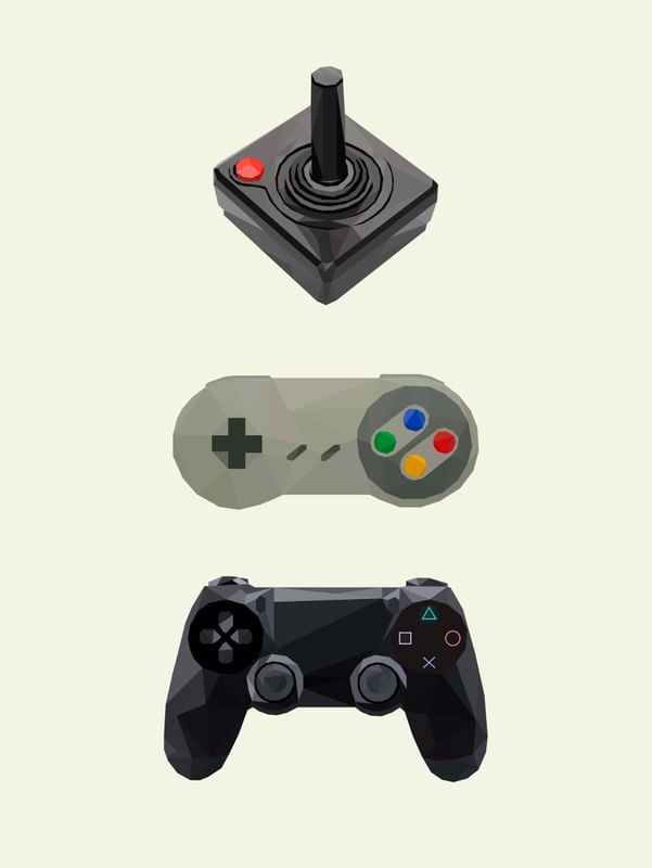 EVOLUÇÃO JOYSTICKS I - LOWPOLY