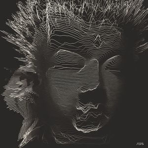 BUDDHA BLACK AND LINES