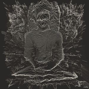 BUDDHA #2 BLACK AND LINES