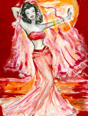 GLAMOUR IN RED