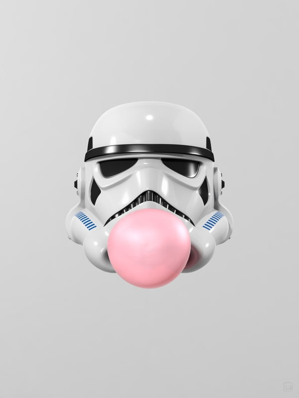 STORMTROOPER BUBBLE GUM